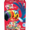 Froot Loops Breakfast Cereal 43.6 oz, Colorful Fruity Cereal Rings with Crunchy Texture and Sweet Flavor, Fun and Wholesome Breakfast Choice Enriched with Essential Vitamins and Minerals, Large 43.6 oz Family Size Box Perfect for Homes, Schools, Offices, and Bulk Pantry Storage, Great with Cold Milk, Warm Milk, or Dairy Alternatives for a Versatile Breakfast, Loved by Kids and Adults for Its Bright Colors, Irresistible Taste, and Crispy Crunch, Excellent Option for School Lunch Programs, Daycare