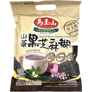 Greenmax (MaYuShan) Yam & Black Sesame Cereal, 12.7Oz*2Bags (A5-7:8)