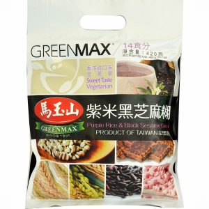 Greenmax (MaYuShan) Purple Rice & Black Sesame Cereal, 14.7Oz*2Bags (A2-7:8)
