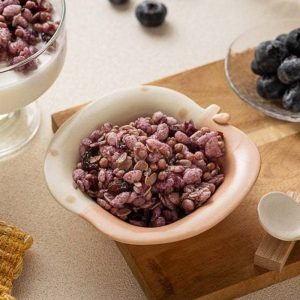 Leezen Wild Blueberry Granola ~ Vegan Taiwanese Food, Non-fried, Artificial Colorings Free, Artificial Flavors Free ~