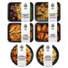 Grumpy Butcher Chef-Crafted Gourmet Meals Sampler: World Flavors, 6-pack (10 ?C 15 oz each) ?C Premium Prepared Meals & Entrees